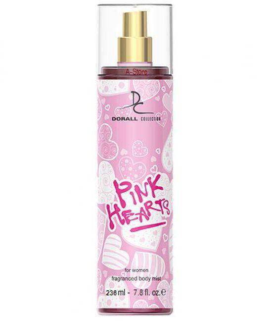 Dorall Collection (DC) Body Mist For Women 236mls-Pink Hearts