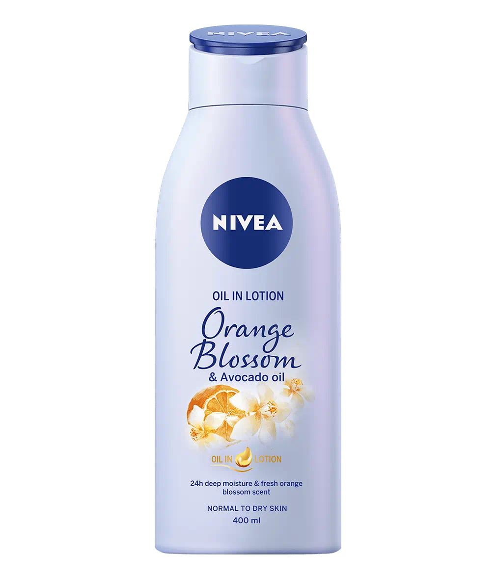 Nivea oil in Lotion -Orange Blossom & avocado Oil 400mls