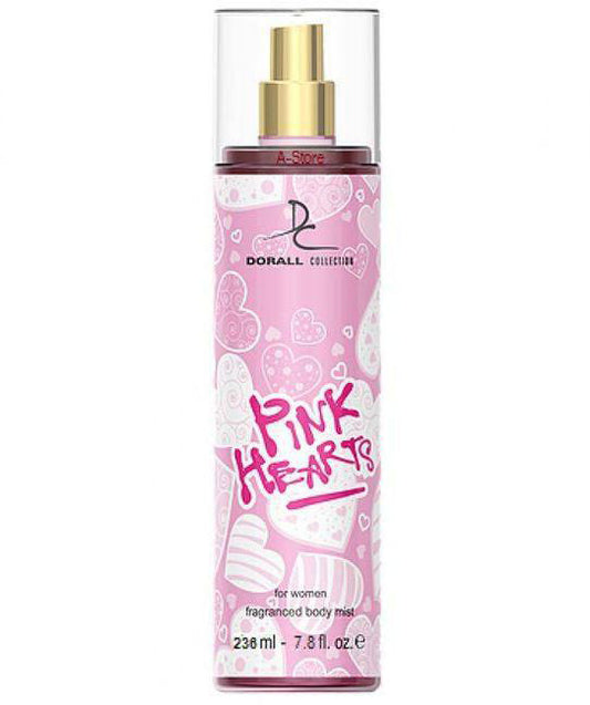 Dorall Collection (DC) Body Mist For Women 236mls-Pink Hearts