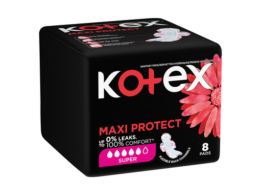 Kotex Maxi Protect Sanitatry Pads-Super