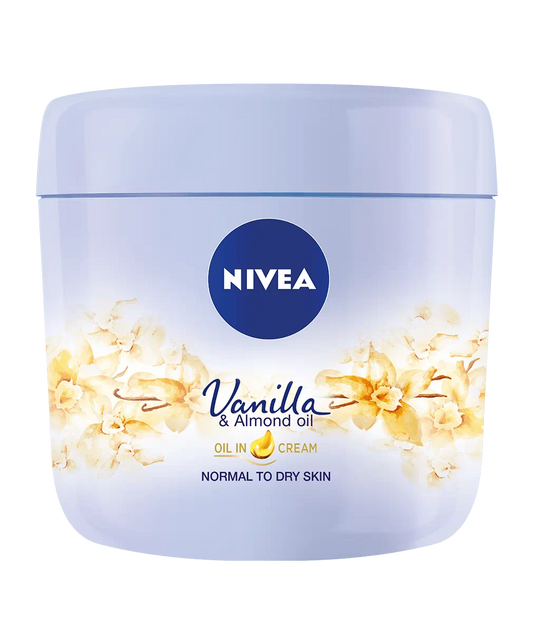 Nivea Oil in Cream 400mls-Vanila And Almond Oil
