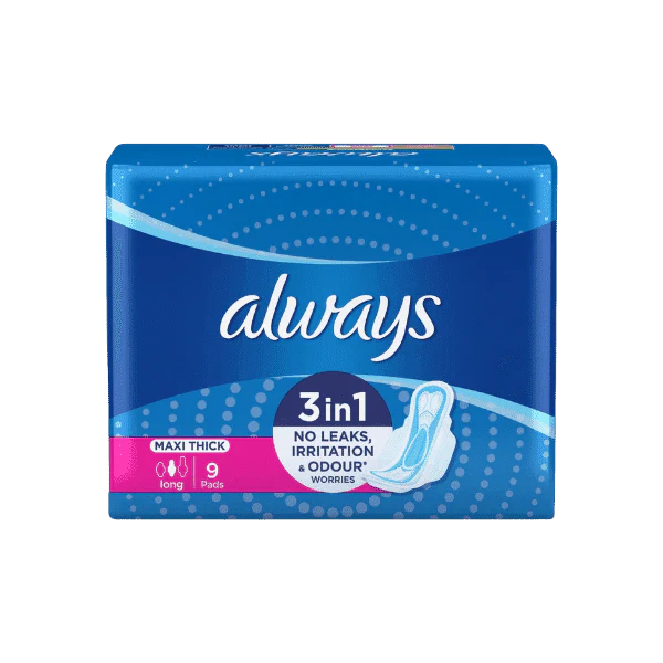 Always Sanitary Pads 3 in 1 XL- Maxi Thick